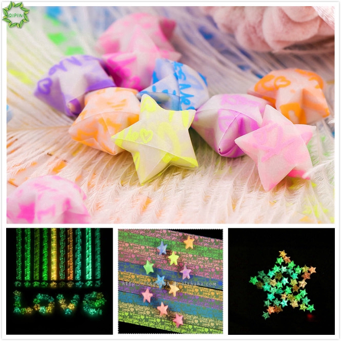 Set 30 Ngôi Sao Giấy Xếp Ngôi Sao Phát Sáng