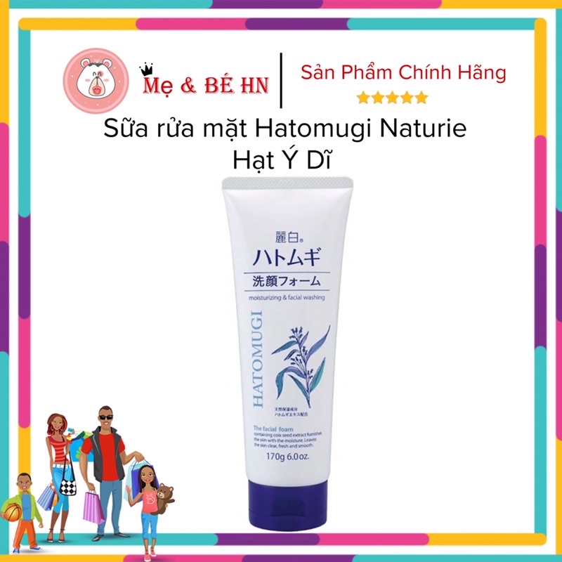Sữa rửa mặt Hatomugi Naturie Hạt Ý Dĩ