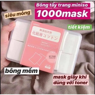 Bông tẩy Trang Miniso 1000 Miếng