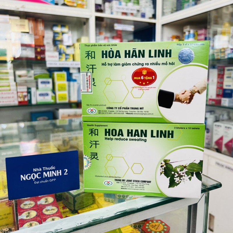 ✅ [Chính Hãng] HOÀ HÃN LINH hỗ trợ làm giảm chứng ra nhiều mồ hôi