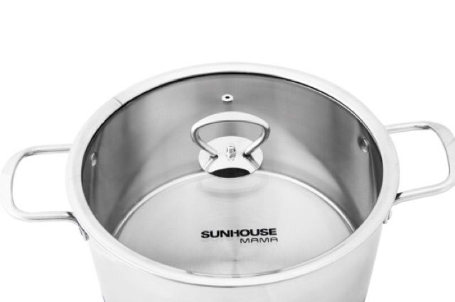 [SHOP GIÁ RẺ] BỘ NỒI 5 ĐÁY INOX SUNHOUSE MAMA SH784 GIẢM SỐC 65K