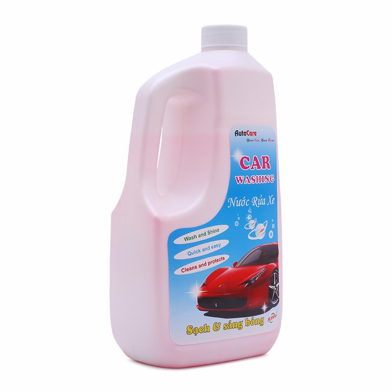 Nước rửa xe máy ô tô chuyên dụng Auto Care 1,8L tiện lợi