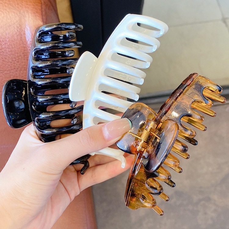 Kẹp tóc cỡ lớn đơn giản phong cách Hàn Quốc thời trang cho nữ