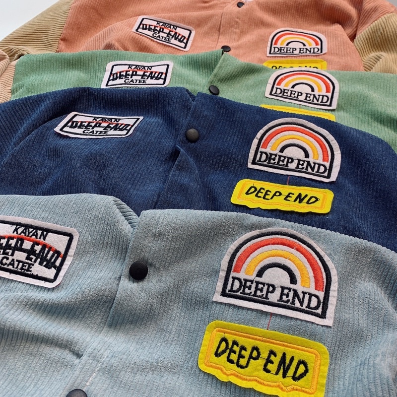 Áo Khoác Nhung Gân Dáng Bomber Phong Cách Tuổi Teen Phom Rộng Unisex_Tay Và Lai Áo Bo Thun Dệt Kim Sang Trọng_AK49