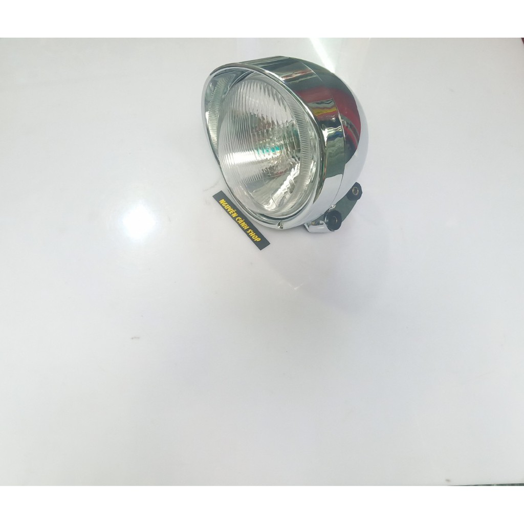chóa đèn xe BEO 250 nón kiếng trắng