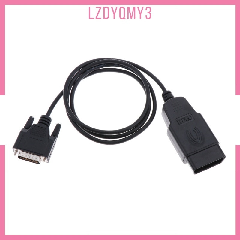 Cáp Chuyển Đổi DB15 15Pin Sang 16 Pin OBD II Chuyên Dụng Cho Xe Hơi