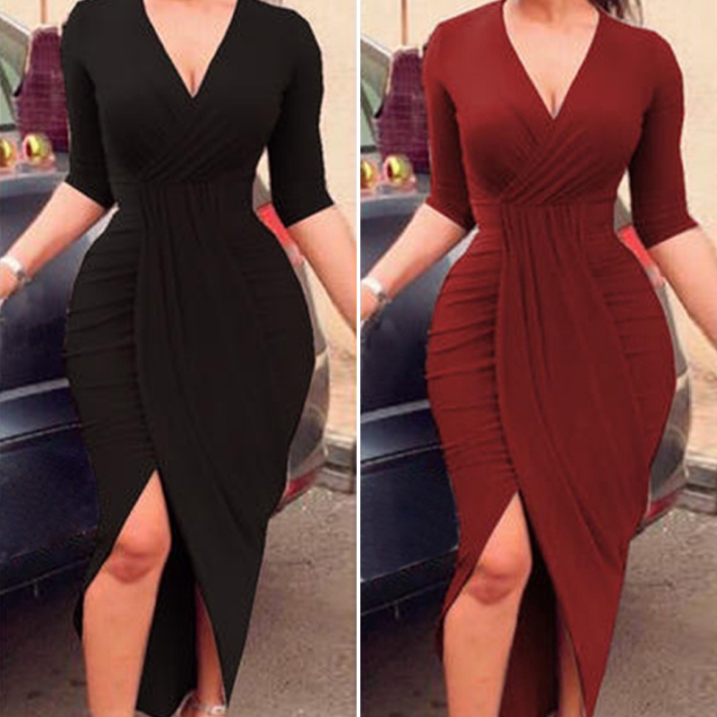 Đầm Bó Sát Tay 3/4