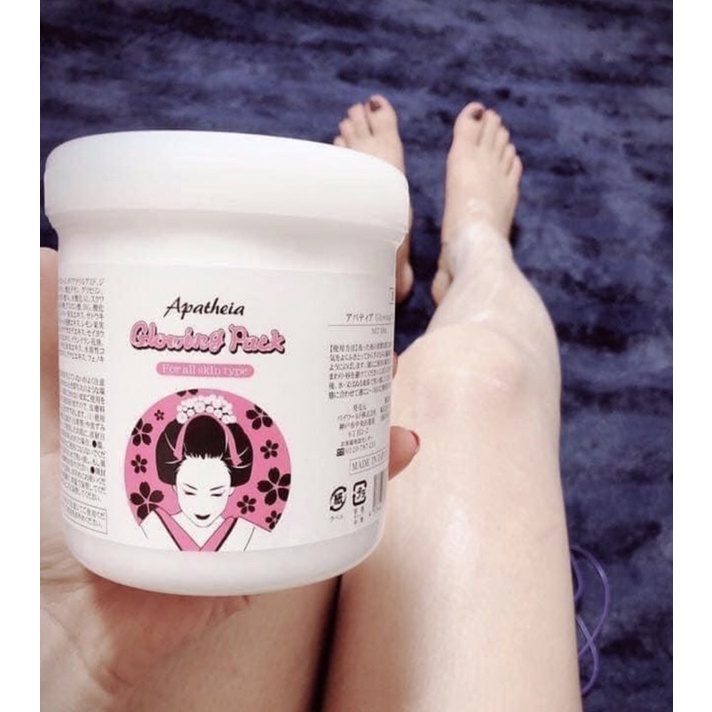 Kem Ủ TRẮNG DA TOÀN THÂN Apatheia Glowing Pack Nhật Bản 500g