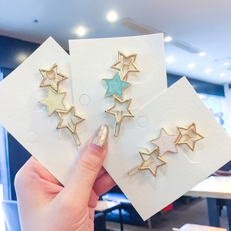 Kẹp tóc hình ngôi sao dễ thương