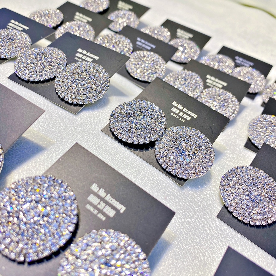 Bông Tai Tròn Moony Cô Dâu NHÀ NHỎ 1454