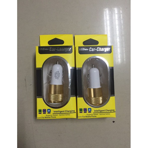 [⛔GIÁ SỐC ❌]Cốc Sạc Nhanh 2 Cổng Usb Dc 2.1a Cho Xe Ô Tô 88154 Chợ Tốt Store