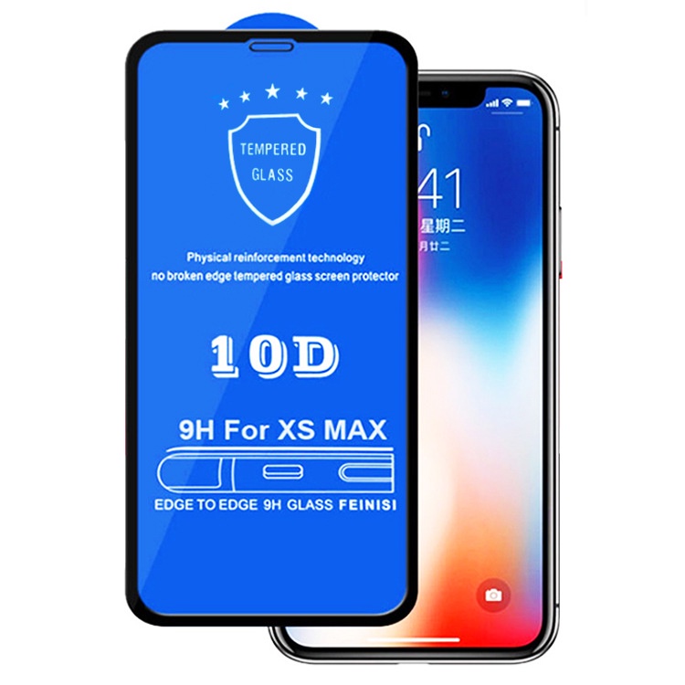 Kính Cường Lực 10D Bảo Vệ Màn Hình Cho Iphone 6 6s 7 8 plus X XS XR XSMAX 11 11pro 11promax 12 12 pro 12 mini12 pro max 13 13 pro 13 p