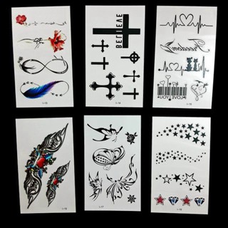 (Được chọn mẫu) I2 Hình xăm nước hình xăm dán tatoo mini stickers đẹp phong cách Hàn Quốc cá tính Hot dễ thương ngầu hit
