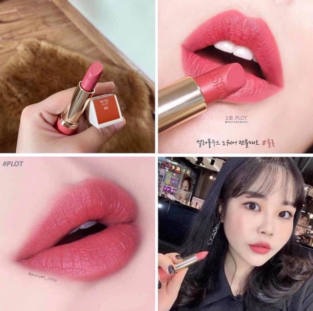 Son thỏi lì Espoir  Colorful Nude Lipstick No Wear Gentle Matte