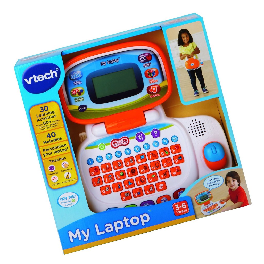 Đồ Chơi Trẻ Em Vtech - 80-155403 My Laptop - Laptop Học Chữ Cái (Cam)