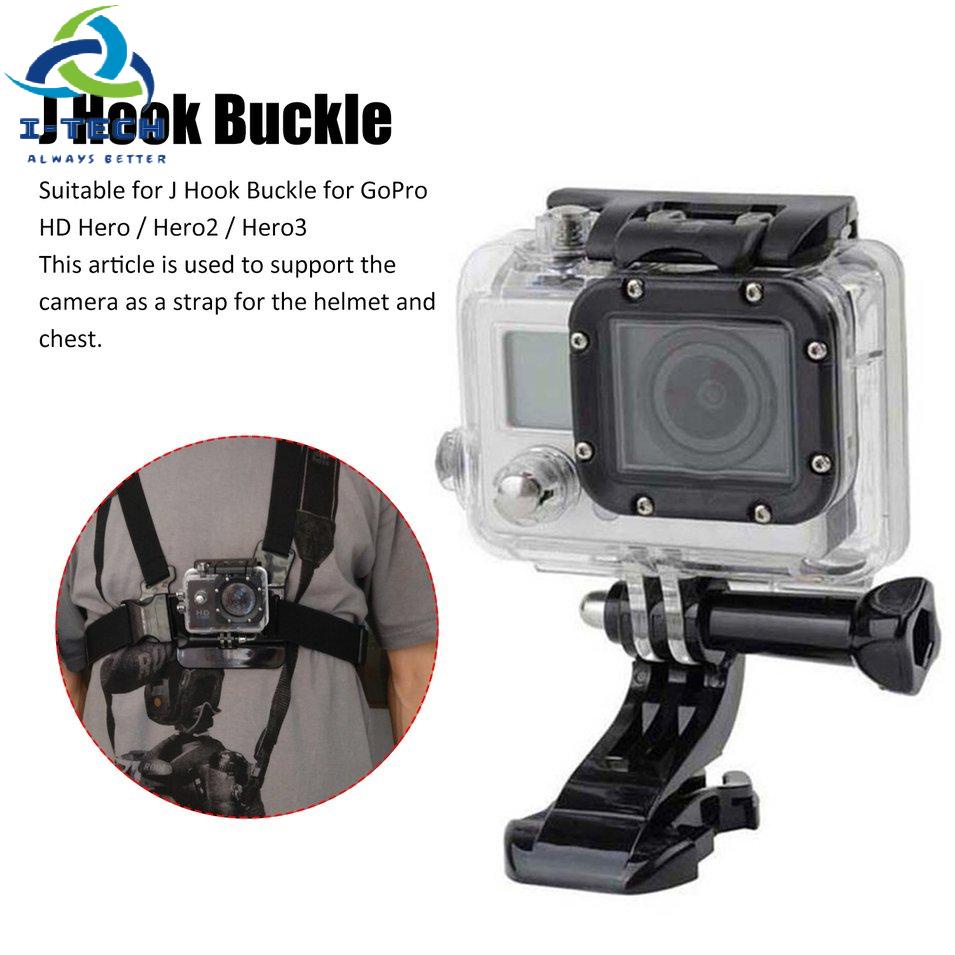 ⚡Promotion⚡1PCS J-Hook Buckle Surface Mount For Xiaomi Yi SJCAM SJ4000 SJ5000 SJ7000 for Gopro 7 6 5 4 3 Action Camera