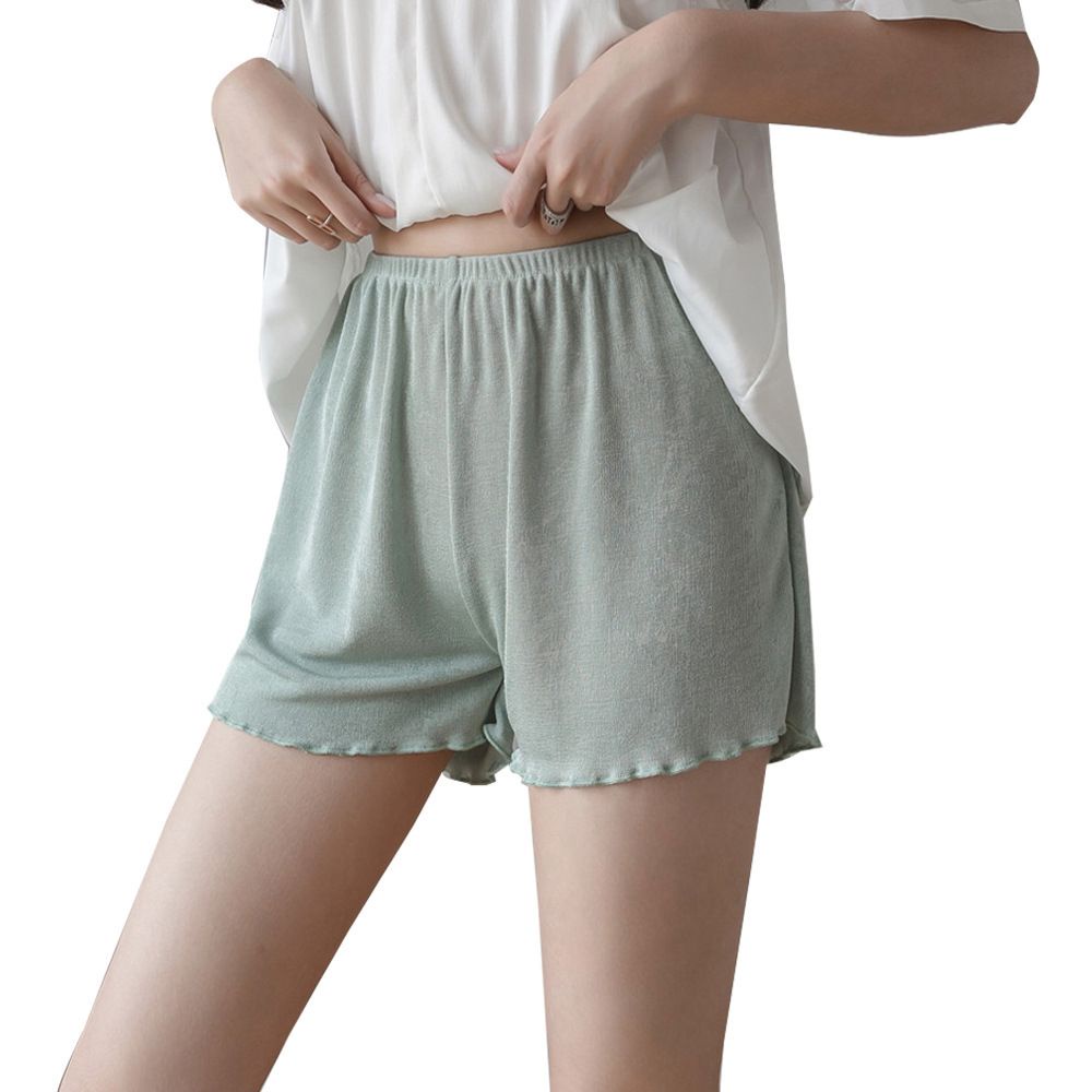 Quần lót nữ dạng váy ngắn bằng lụa lạnh thoáng khí nhiều màu sắc BACK2LIFE