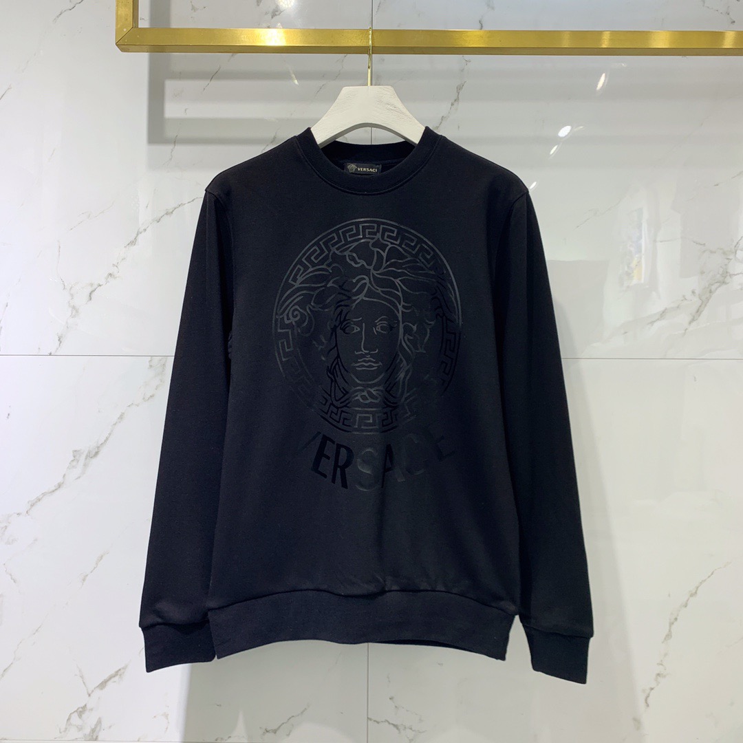 VERSAC 2020 Fall / Winter New Medusa Head prints long-sleeved round neck sweater fashion trend