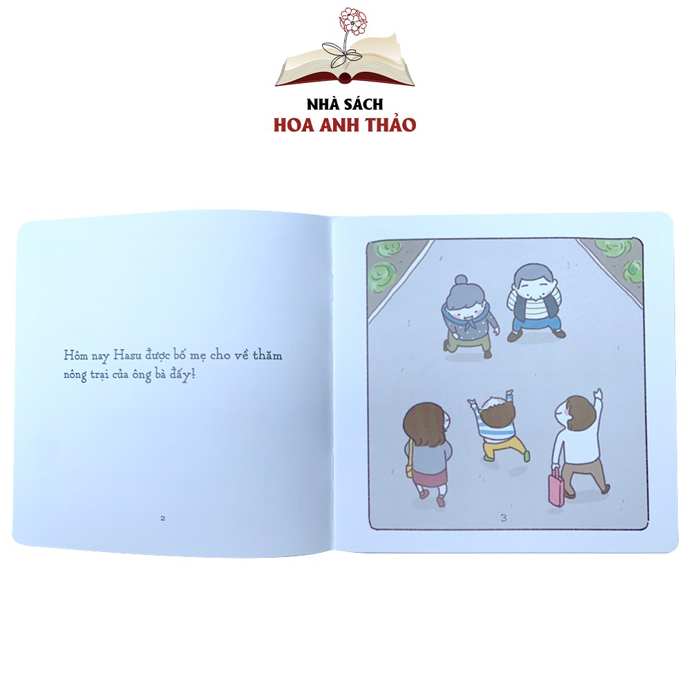 Sách - Ehon Những câu chuyện kỳ lạ của Hasu 4-6 tuổi cho bé phát triển sự sáng tạo (Bộ 4 quyển)