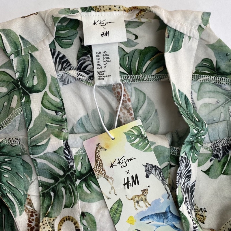 Jumpsuit bé gái Hm siêu mát