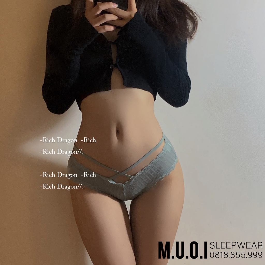 Quần Lót Phối Ren Nữ Cạp Chéo mềm mại thông hơi sexy quyến rũ gợi cảm mã QL13 | WebRaoVat - webraovat.net.vn