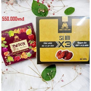 Giảm Cân Slim X3 🎁 Tặng viên Detox ban đêm ( Chính hãng)