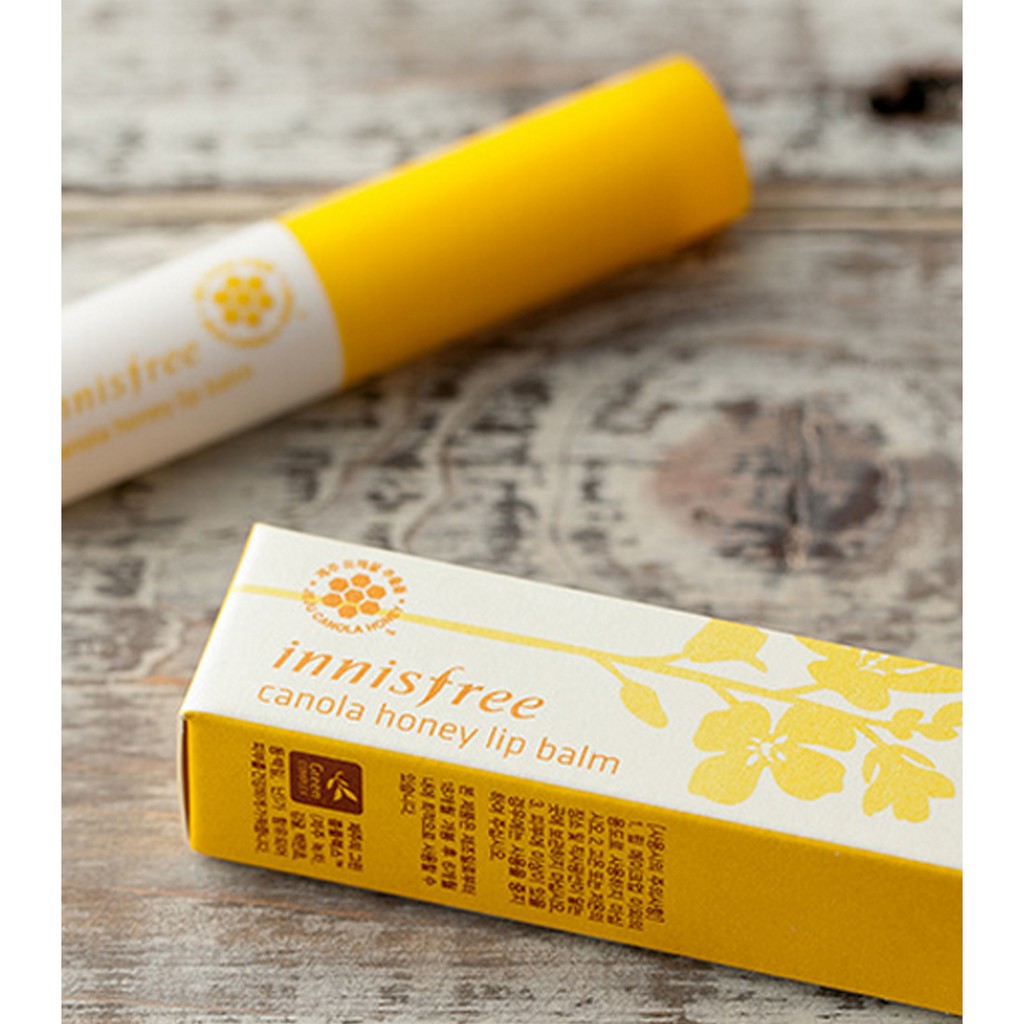 Son Dưỡng Môi Mật Ong Innisfree Canola Honey Lip Balm (3.5g)