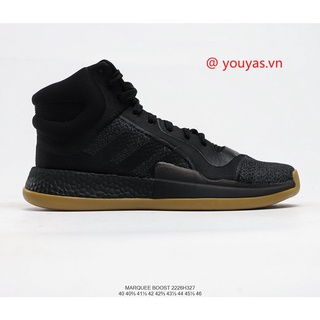 Giày bóng rổ Adidas Marquee Boost Giày thể thao thông thường của nam Màu đen 40-46