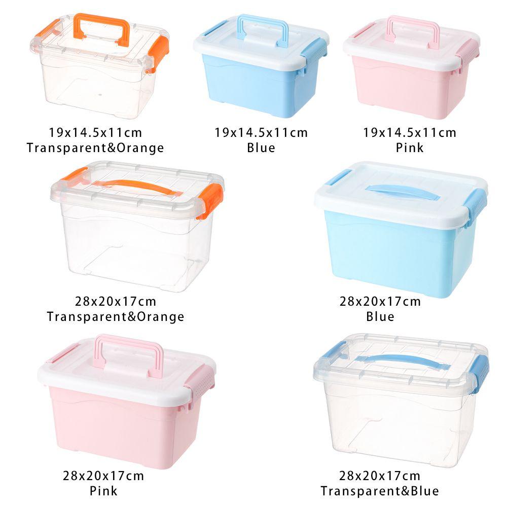 Hộp Nhựa Đựng Trang Sức/Đồ Chơi/Trang Sức 4 Màu 2 Kích Cỡ