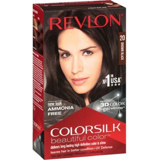 Thuốc nhuộm tóc Revlon số 20 Nâu Đen MẪU MỚI, 100% chính hãng, vov cung cấp và bảo trợ.