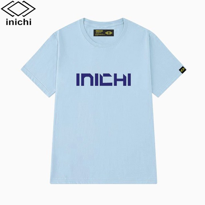 Áo thun unisex in chữ INICHI phong cách đơn giản 4 màu I21