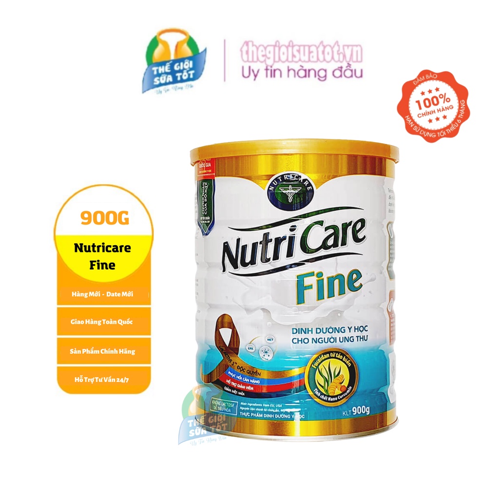 Sữa bột Nutricare Fine Cho Người Bị Ung Thư KL:900g