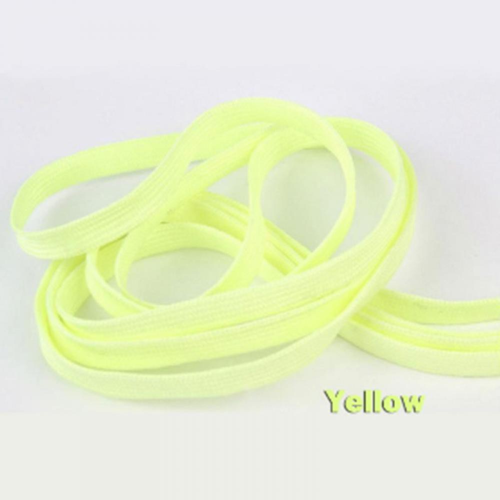 1 Pair Fashion Luminous Glow In The Dark Shoelace Flat Athletic Sport Boots Shoe Laces Strings