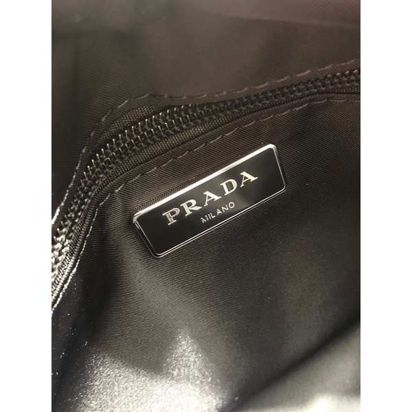 Túi đeo chéo thiết kế đơn giản logo thương hiệu Prada cao cấp cho nam và nữ