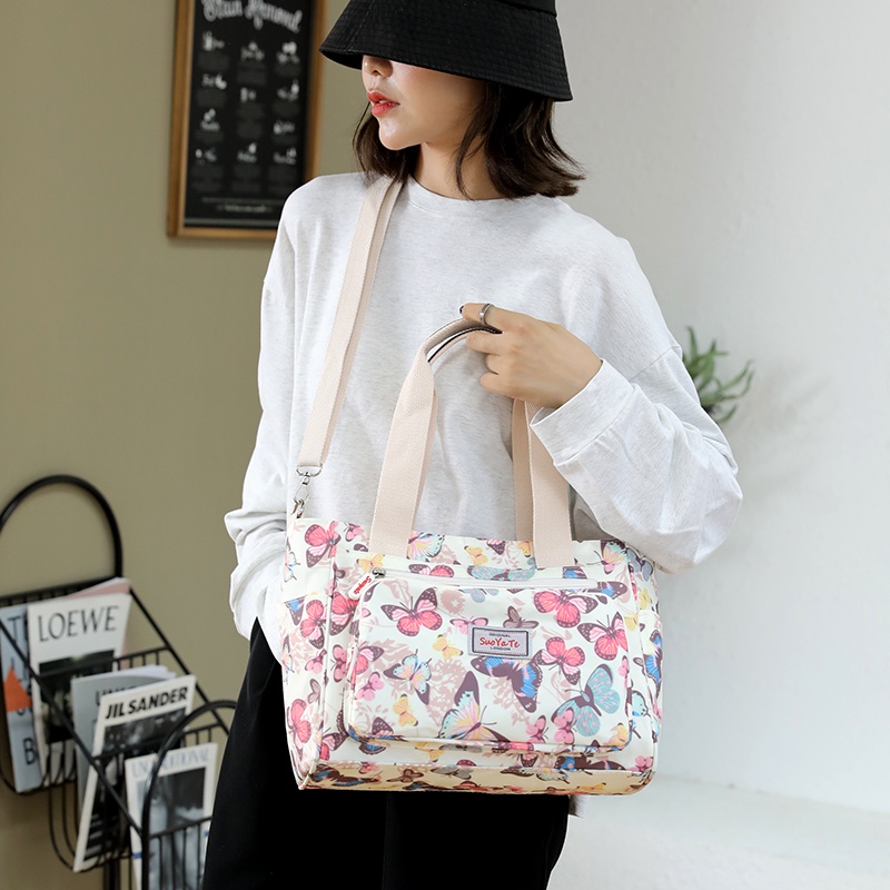 Túi Vải Đeo Chéo Phong Cách Retro Thời Trang Cho Nữ