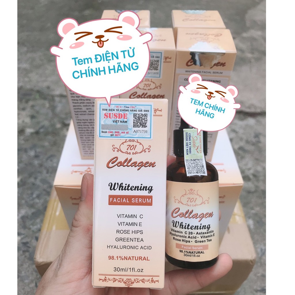 [Mã COS1904 giảm 8% đơn 300K] Serum dưỡng trắng da Collagen 701