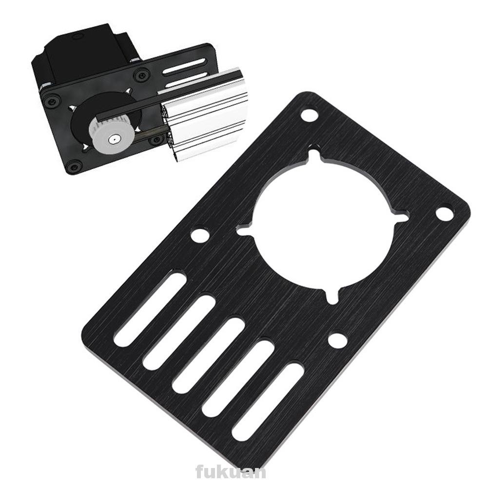 Motor Mount Plate Professional Useful Accessories Durable Anodized Aluminum 3D Printer For NEMA 23