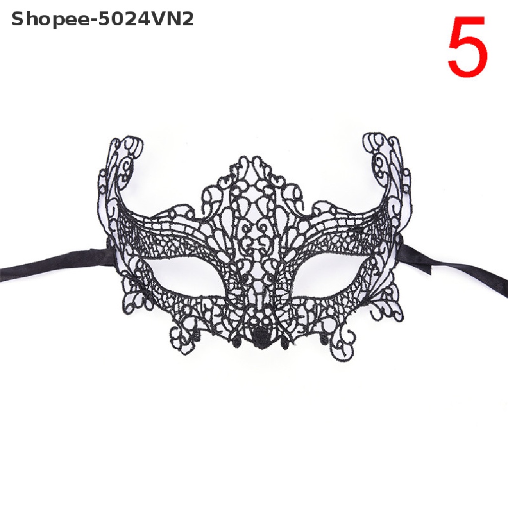 [Mới &amp; Halloween] Mặt Nạ Mắt Ren Đen Nóng Bỏng Hóa Trang Dự Tiệc Cho Nữ