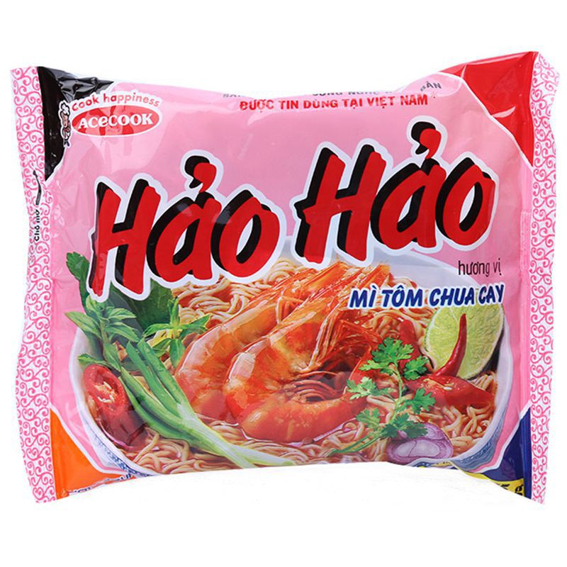 Combo 10 Gói Hảo Hảo Tôm Chua Cay 75G