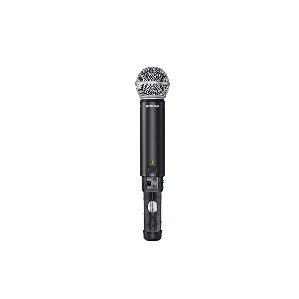 Micro không dây Shure BLX288A/SM58 nổi tiếng - Hàng chính hãng - Micro chuyên dùng cho Karaoke, biểu diễn chuyên nghiệp