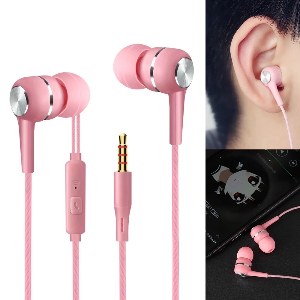 Tai Nghe S12 Siêu Trầm Có Dây Đầu Cắm 3.5mm Nhiều Màu Phong Cách Thể Thao