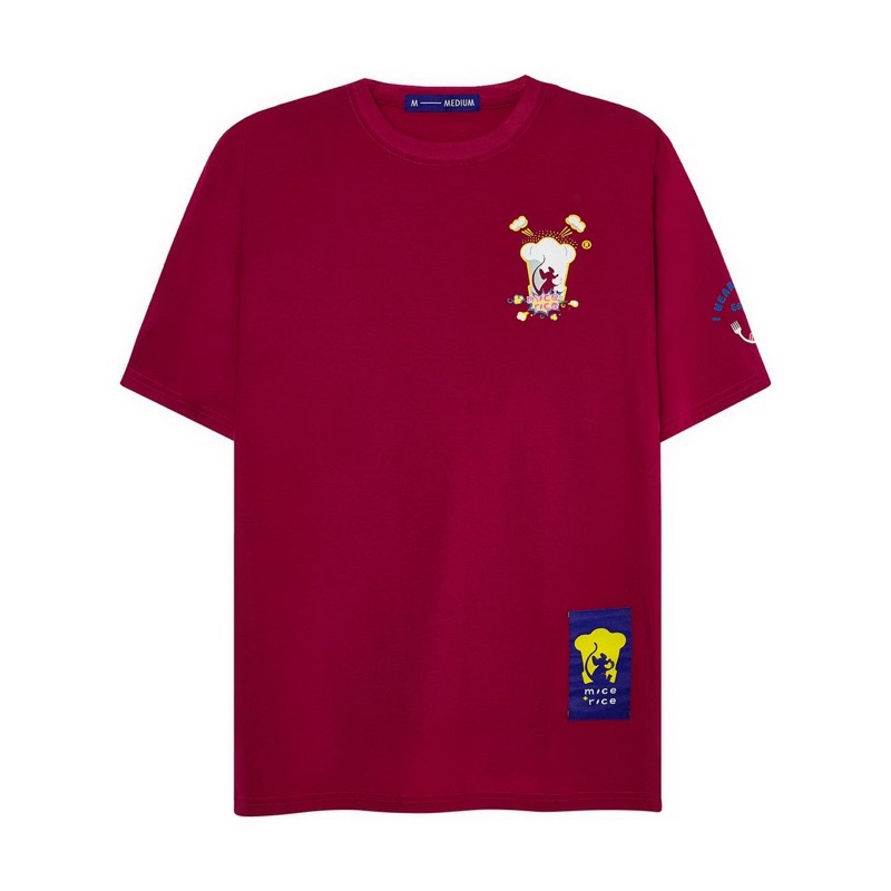 Áo thun Mice&amp;Rice Mini Food cotton 4 chiều