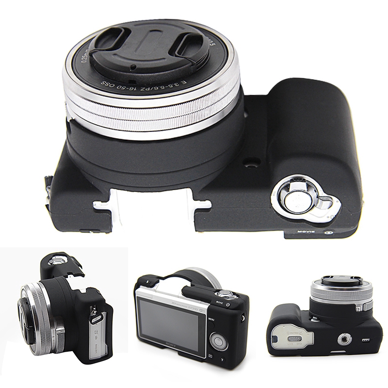 Ốp Điện Thoại Silicone Dẻo Kiêm Túi Đựng Máy Ảnh Sony A5000 / A5100