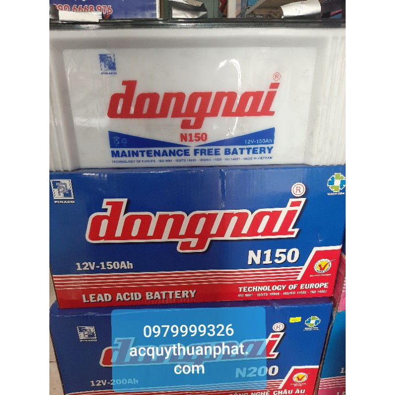 bình ắc quy đồng nai N150 12v-150ah