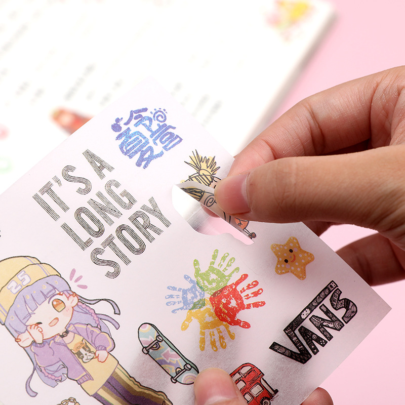 Japanese creative sticker tape set combination DIY diary account decoration small stickers