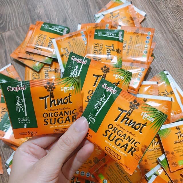 Đường Thốt Nốt (Thnot) hữu cơ nguyên túi 50 gói cho bé ăn dặm