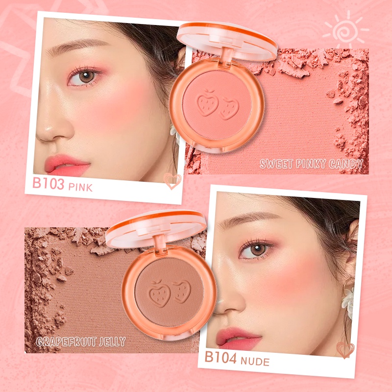 Bảng Phấn Má Hồng Trang Điểm Bắt Sáng Da Tiện Dụng Chất Lượng Cao