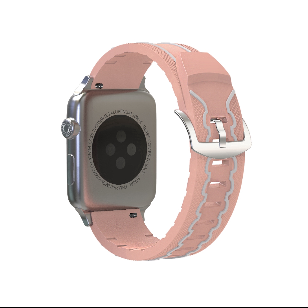 【Apple Watch Strap】Dây đeo silicon cho đồng hồ thông minh Apple Watch  Series se / 6 / 5 / 4 /3 / 2 / 1 ( 38mm / 42mm /40mm / 44mm)