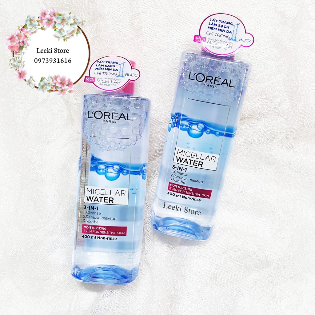 Nước tẩy trang Loreal - L'Oreal Paris 3-in-1 Micellar Water