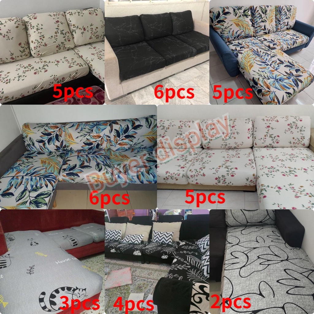 [Mã LIFE2104ALL giảm 10% đơn 50K] Vỏ bọc đệm ghế sofa 1/2/3/4 chỗ ngồi họa tiết xinh xắn đáng yêu